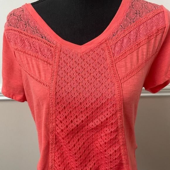 Tops - Hannah Coral Colored Blouse